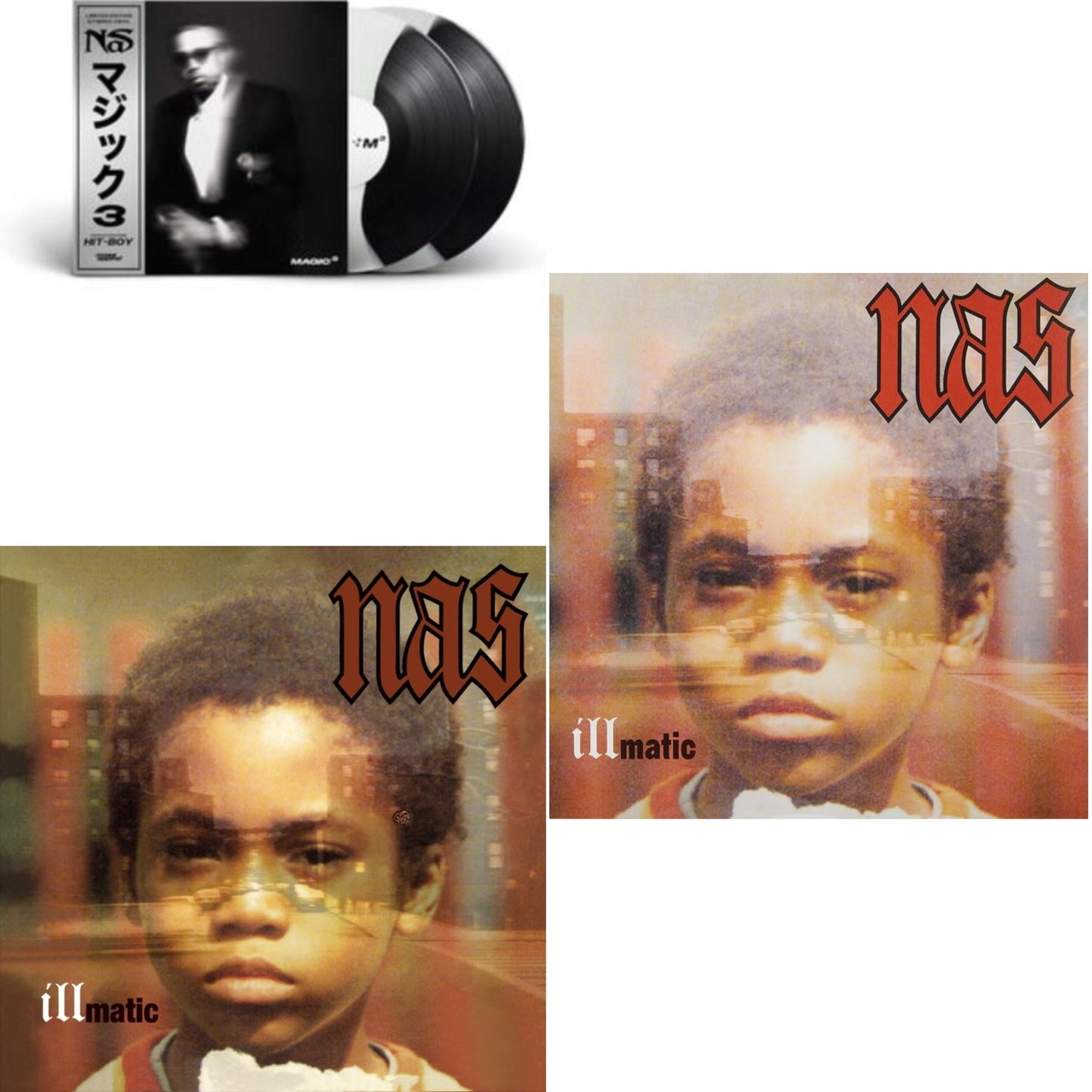 Nas - Magic 3 (2LP/Coloured Vinyl) & Illmatic & Illmatic