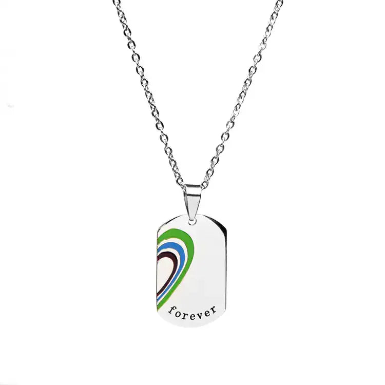 Couple Jewelry Set - Together Forever Stainless Steel Necklaces