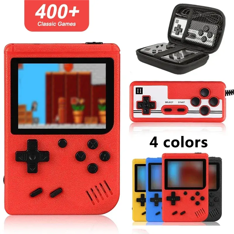 NEW Portable Retro Mini Video Game Console 8-Bit Handheld Game Player Built-in 400 games AV Out Game Console Gameboy videojuego - Premium  from Lizard Vigilante - Just $3.99! Shop now at Lizard Vigilante