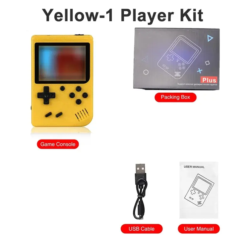 NEW Portable Retro Mini Video Game Console 8-Bit Handheld Game Player Built-in 400 games AV Out Game Console Gameboy videojuego - Premium  from Lizard Vigilante - Just $3.99! Shop now at Lizard Vigilante