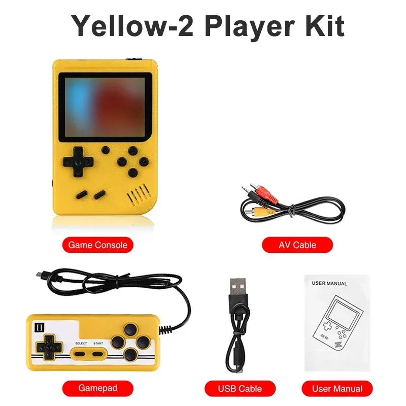 NEW Portable Retro Mini Video Game Console 8-Bit Handheld Game Player Built-in 400 games AV Out Game Console Gameboy videojuego - Premium  from Lizard Vigilante - Just $3.99! Shop now at Lizard Vigilante