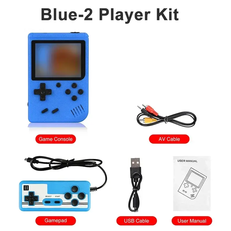 NEW Portable Retro Mini Video Game Console 8-Bit Handheld Game Player Built-in 400 games AV Out Game Console Gameboy videojuego - Premium  from Lizard Vigilante - Just $3.99! Shop now at Lizard Vigilante