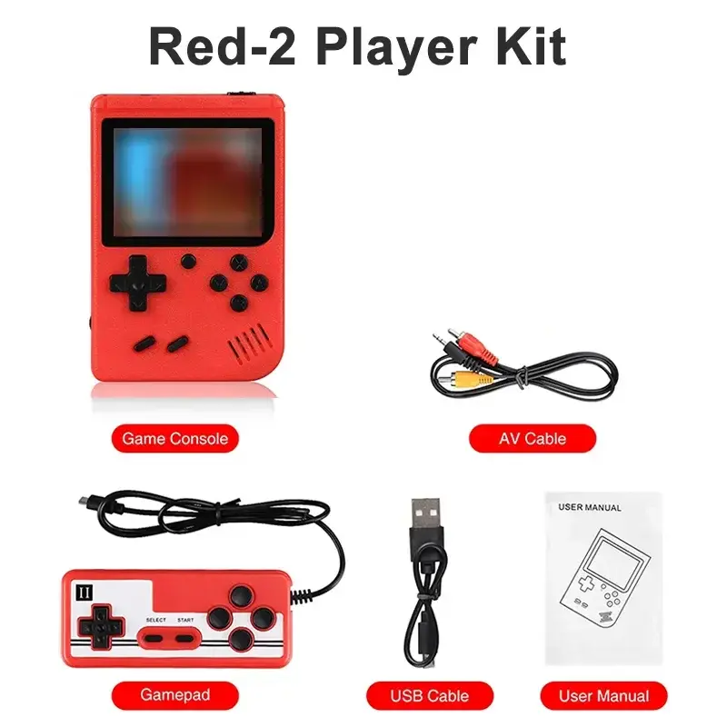 NEW Portable Retro Mini Video Game Console 8-Bit Handheld Game Player Built-in 400 games AV Out Game Console Gameboy videojuego - Premium  from Lizard Vigilante - Just $3.99! Shop now at Lizard Vigilante