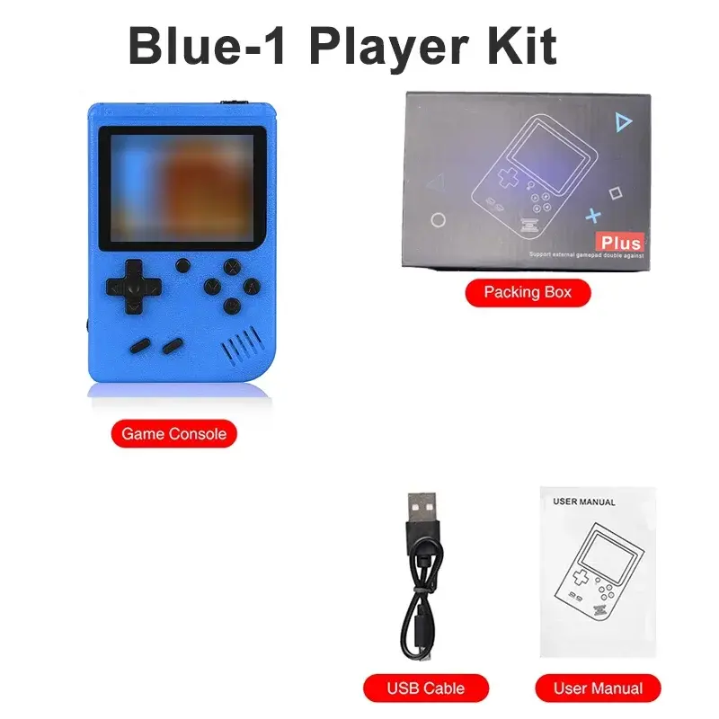 NEW Portable Retro Mini Video Game Console 8-Bit Handheld Game Player Built-in 400 games AV Out Game Console Gameboy videojuego - Premium  from Lizard Vigilante - Just $3.99! Shop now at Lizard Vigilante