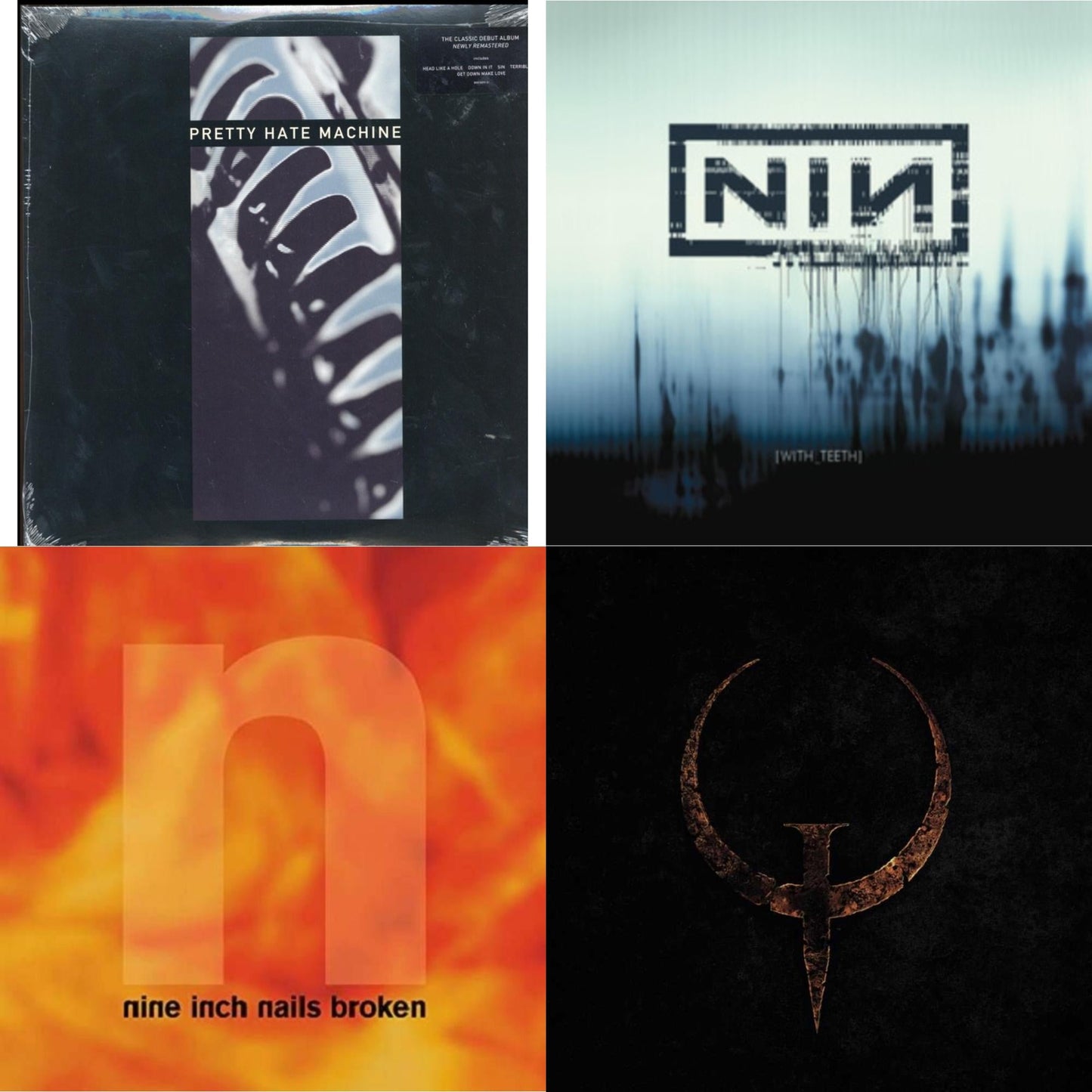 Pretty Hate Machine: 2010 Remaster & With Teeth (2LP) & Broken (180G/LP/7Inch) & Quake (2LP)