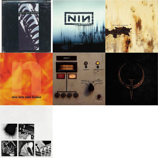 Pretty Hate Machine: 2010 Remaster & With Teeth (2LP) & Downward Spiral (2LP/180G/2016 Remaster) & Broken (180G/LP/7Inch) & Add Violence Ep & Quake (2LP) & Bad Witch (LP)