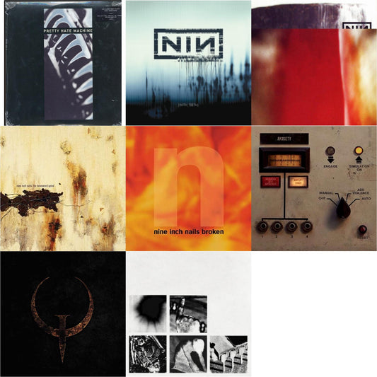 Pretty Hate Machine: 2010 Remaster & With Teeth (2LP) & Fragile (3LP/180G/2016 Remaster) & Downward Spiral (2LP/180G/2016 Remaster) & Broken (180G/LP/7Inch) & Add Violence Ep & Quake (2LP) & Bad Witch (LP)