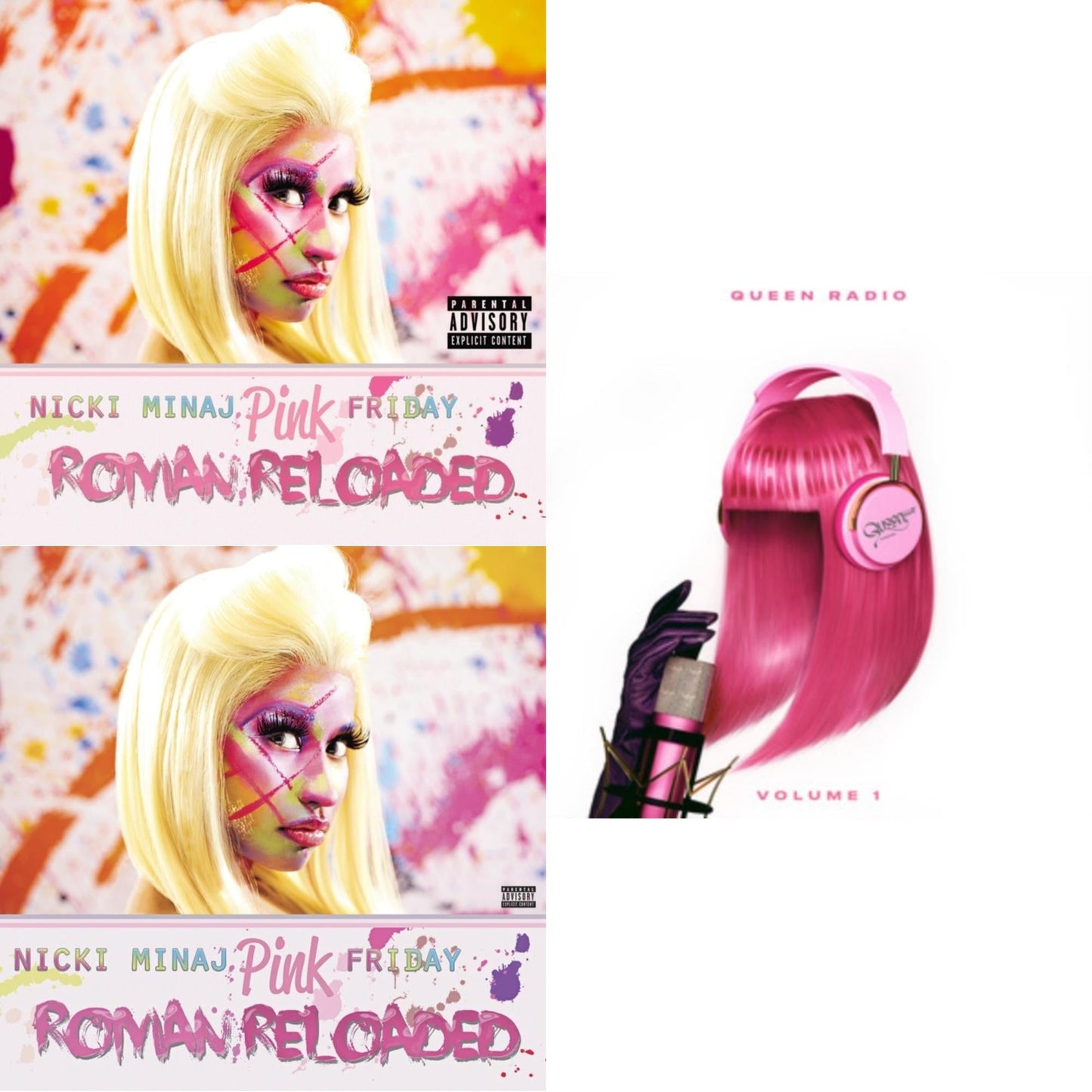 Pink Friday...Roman Reloaded (3LP) & Pink Friday...Roman Reloaded (2LP) & Queen Radio: Volume 1 (3LP)