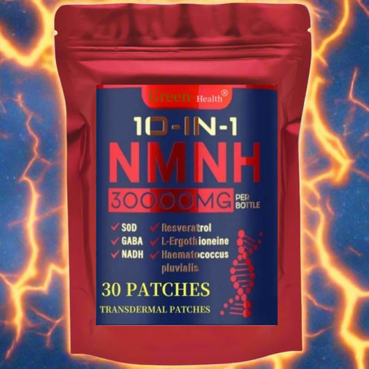 NMNH Transdermal Patches with NAD Resveratrol, PQQ for Anti-Aging, Energy, Focus, 30 Patches - Premium  from Lizard Vigilante - Just $25.99! Shop now at Lizard Vigilante