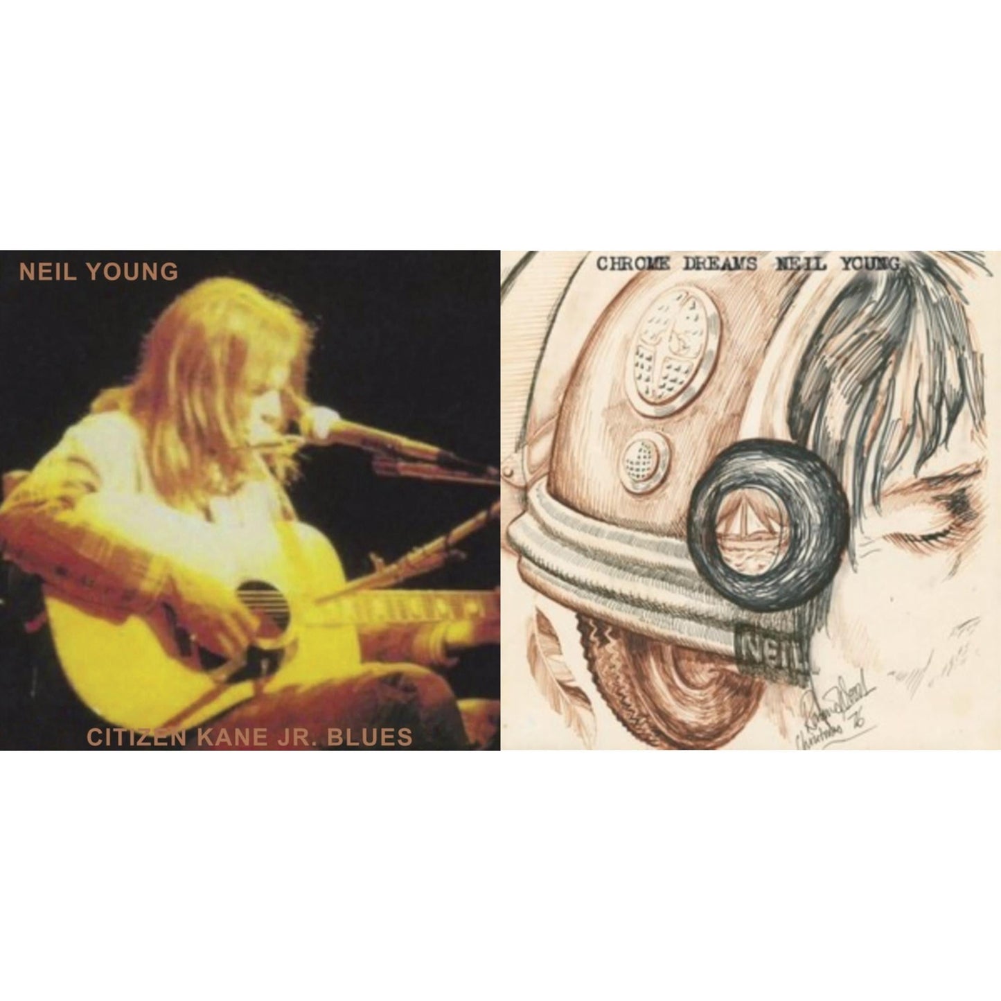 Neil Young - Chrome Dreams (2LP) & Citizen Kane Jr. Blues 1974 (Live At The Bottom Line)