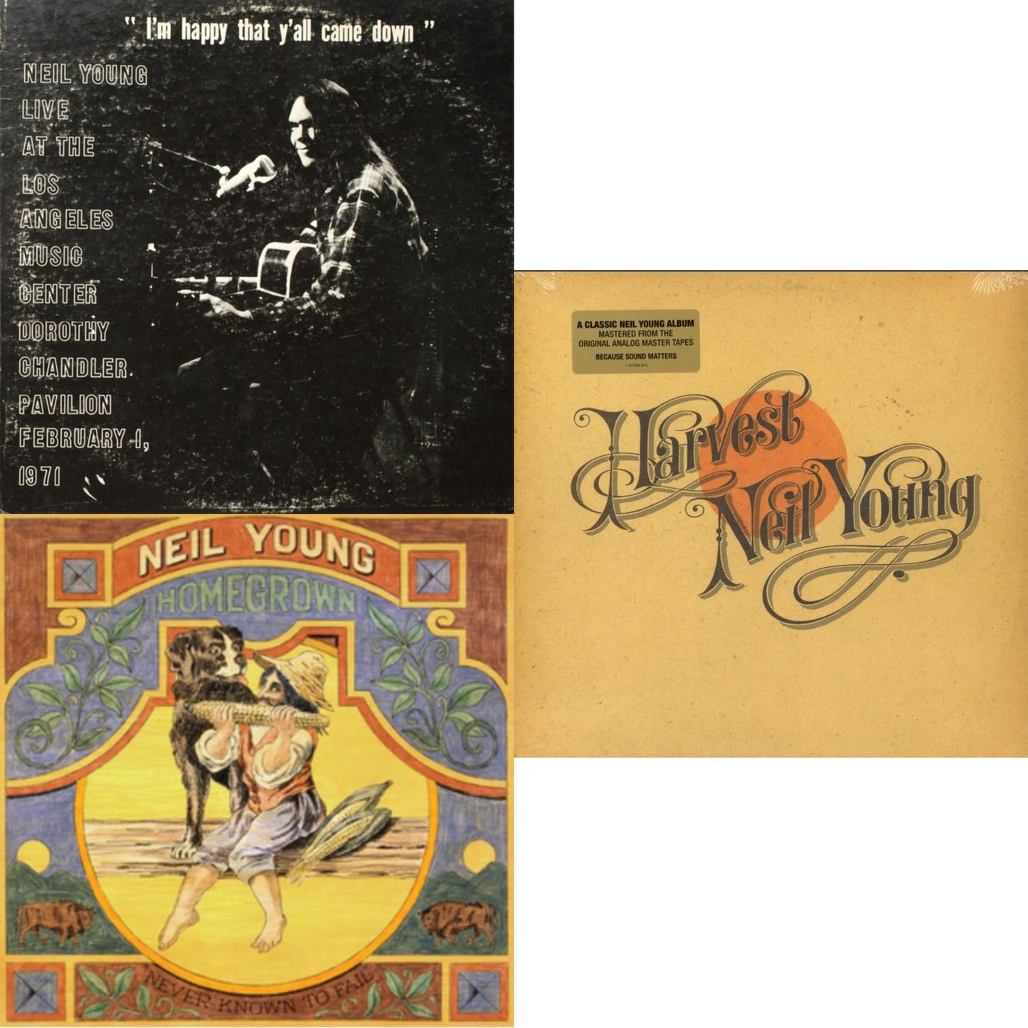 Dorothy Chandler Pavilion 1971 & Homegrown & Harvest