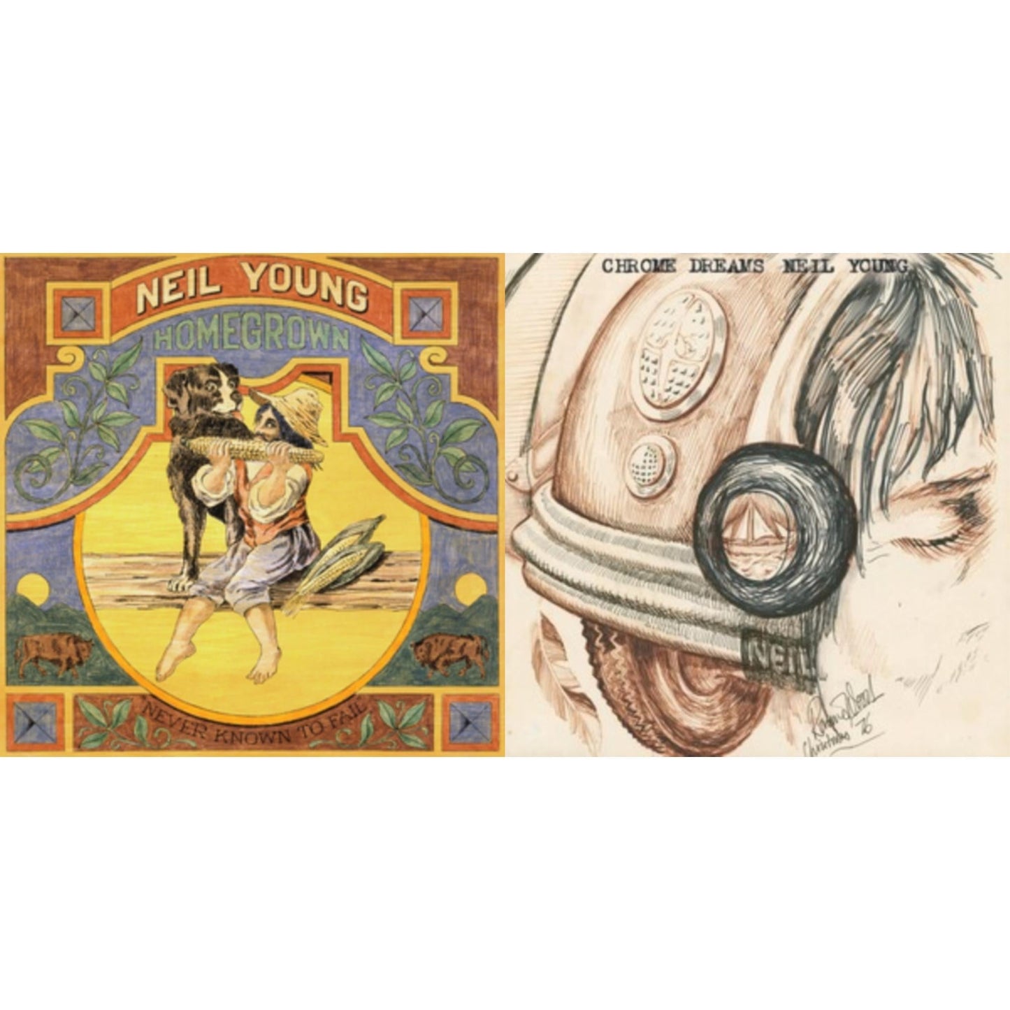 Neil Young - Chrome Dreams (2LP) & Homegrown