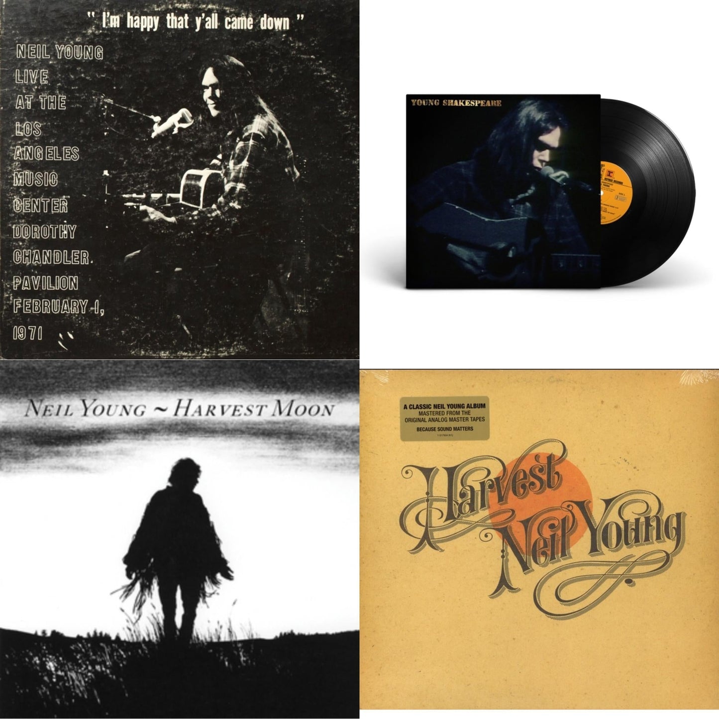 Dorothy Chandler Pavilion 1971 & Young Shakespeare & Harvest Moon (2LP) & Harvest