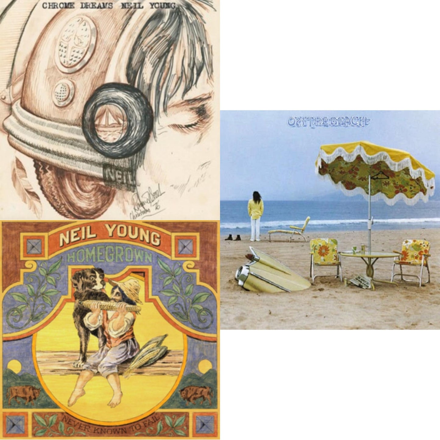 Chrome Dreams (2LP) & Homegrown & On The Beach