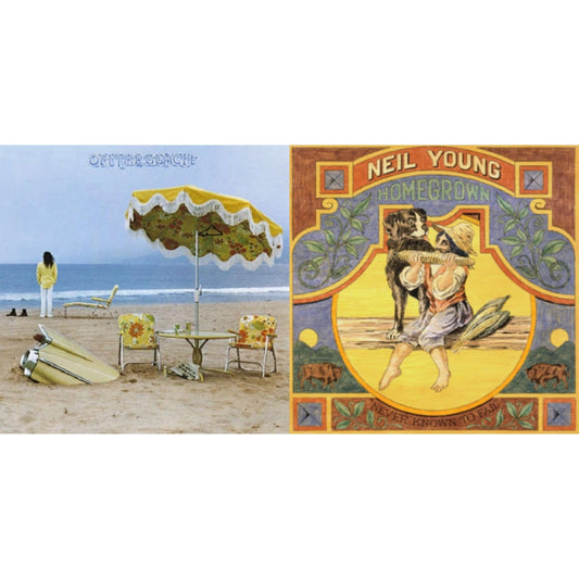 Neil Young - Homegrown & On The Beach - LP Vinyl Bundle