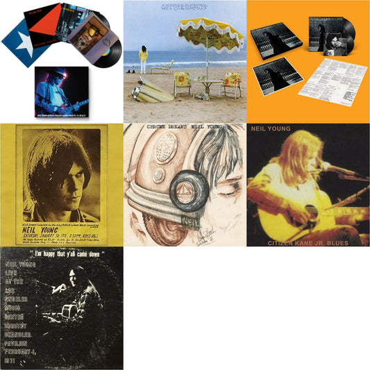 Chrome Dreams (2LP) & Royce Hall 1971 & Citizen Kane Jr. Blues 1974 (Live At The Bottom Line) & Dorothy Chandler Pavilion 1971 & After The Gold Rush (50Th Anniv Ed) & Official Release Series Discs 13, 14, 20 & 21 & On The Beach