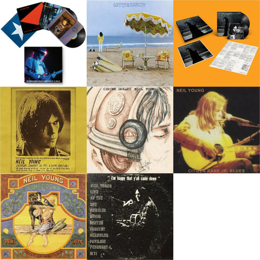 Chrome Dreams (2LP) & Royce Hall 1971 & Citizen Kane Jr. Blues 1974 (Live At The Bottom Line) & Dorothy Chandler Pavilion 1971 & After The Gold Rush (50Th Anniv Ed) & Official Release Series Discs 13, 14, 20 & 21 & Homegrown & On The Beach