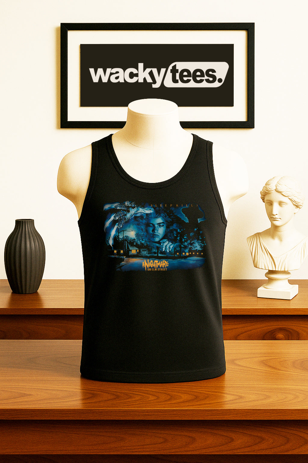 Nightmare of Elm Street - Sleep Kills Horror Terror Halloween Graphic Tee Shirt