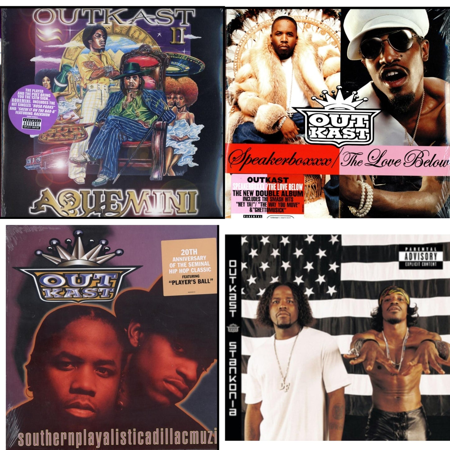 Aquemini & Stankonia & Speakerboxxx / Love Below & Southernplayalisticadillacmuzik