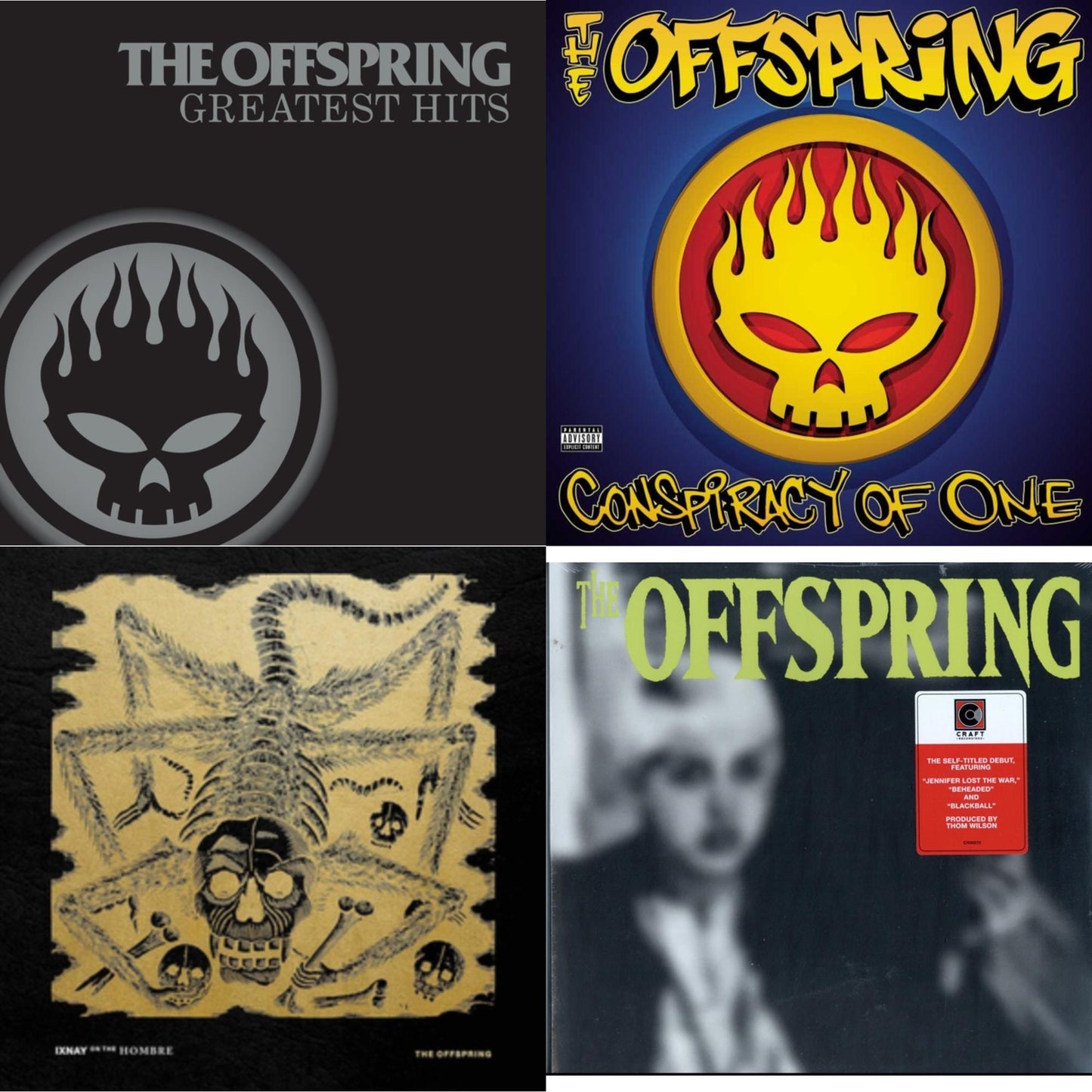 Greatest Hits & Conspiracy Of One & Ixnay On The Hombre (180G/Opaque Gold LP Vinyl/Leatherette Jacket) & Offspring (LP)
