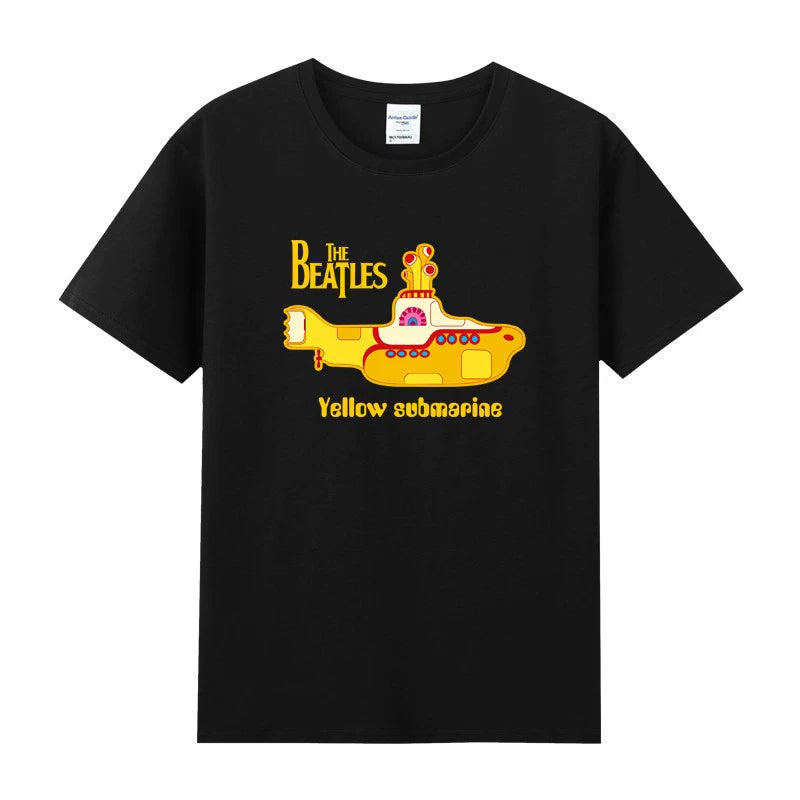 The Rock Band Short Sleeve T-Shirt Beatles Lennon Summer Tee Shirt - Lizard Vigilante