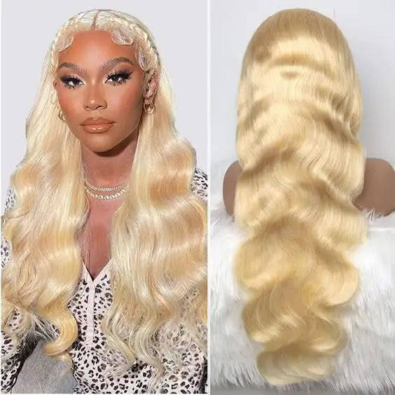 Former LACE Head Cap LACE FRONTAL WIG13x4 Straight 613 BLONDE Straight Hair
