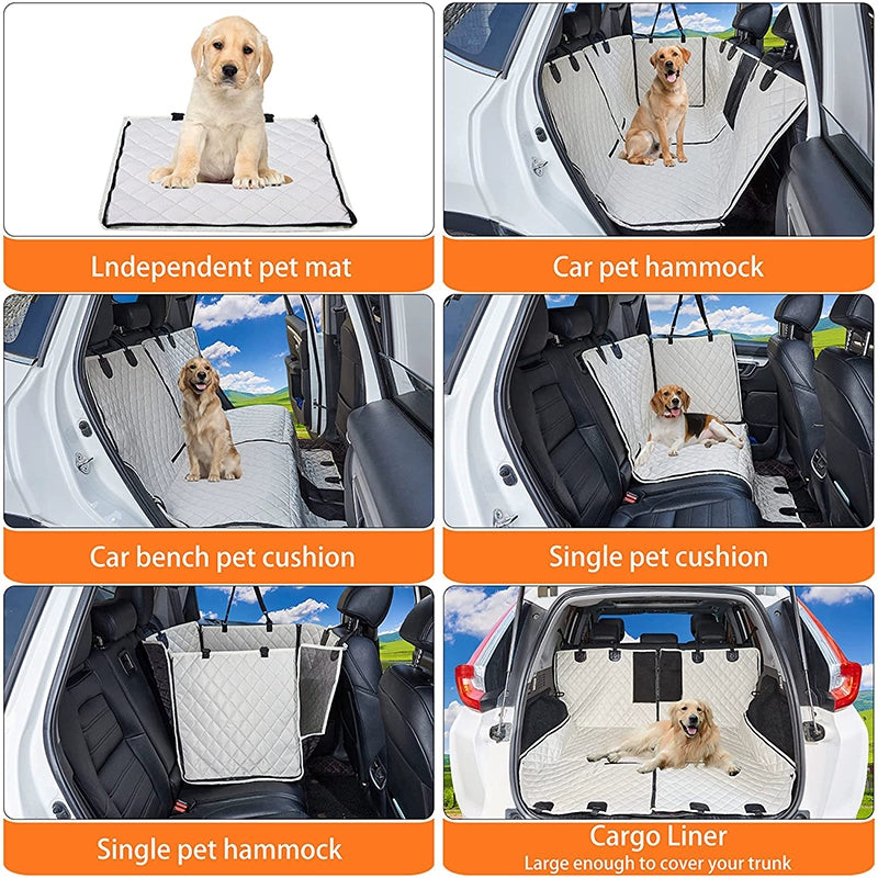 Pet Rear Row Car Mat Dog Car Handy Gadget Trunk Dog Bed Car Seat Cushion Kennel Rear Seat Cushion - Lizard Vigilante