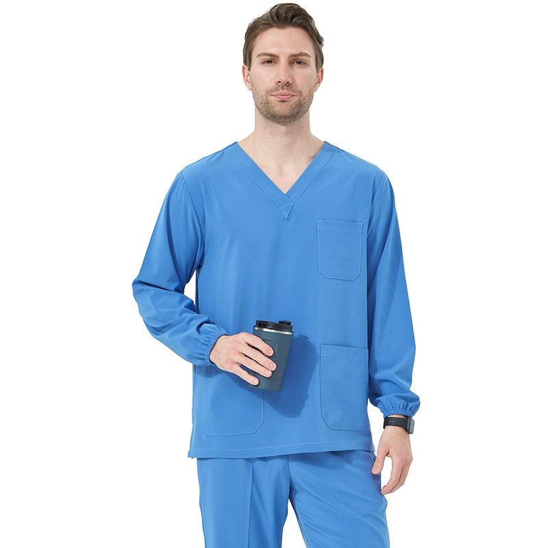 Du Milan Quick-Drying T-shirt Stretch Doctor Hand Washing Suit - Premium scrubs from Lizard Vigilante - Just $38.88! Shop now at Lizard Vigilante