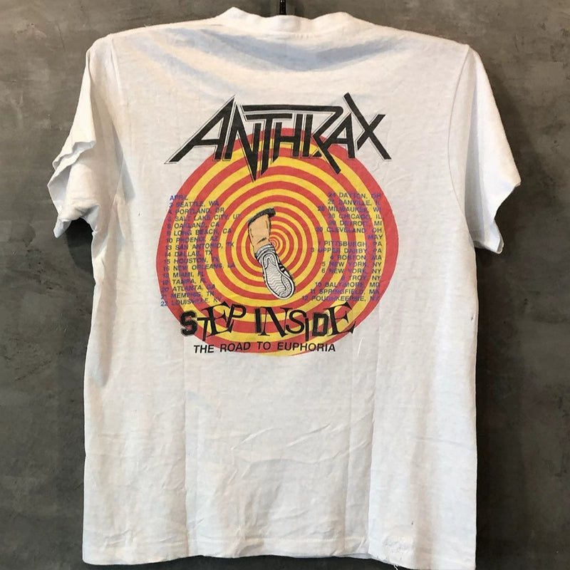 Thrash Band Speed Metal T-shirt Short Sleeve Anthrax - Lizard Vigilante