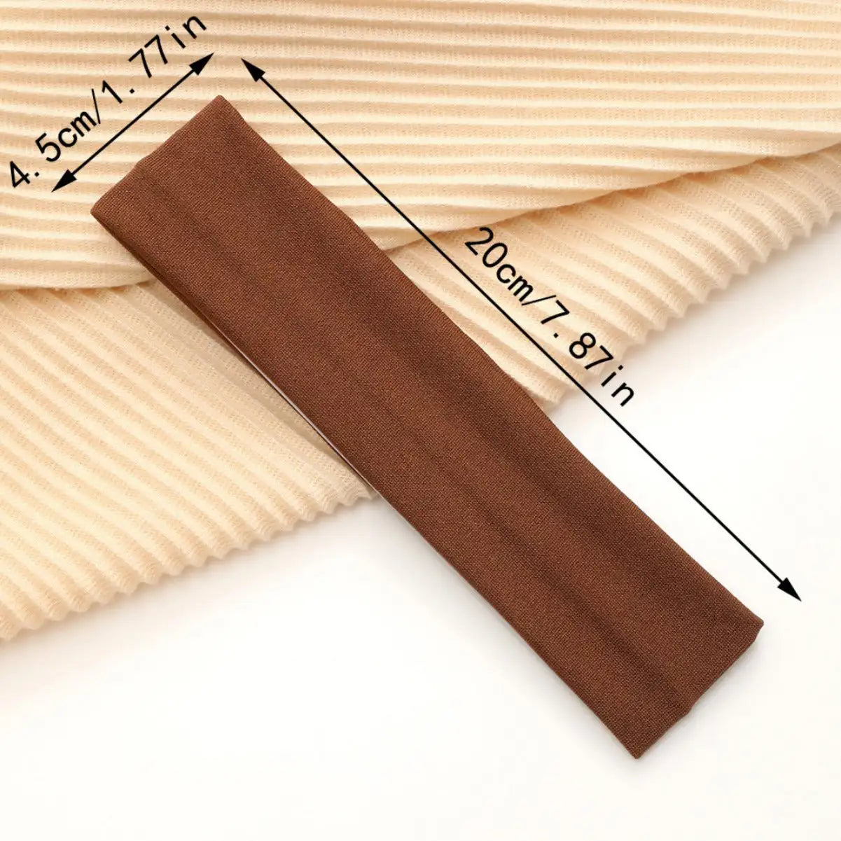 European And American Hot Solid Color Hair Band High Elastic Sports