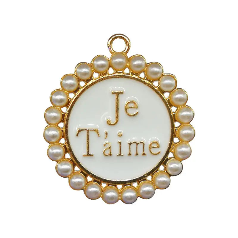 Metal Hole Shoes Flower Shoe Buckle Alloy Pearl