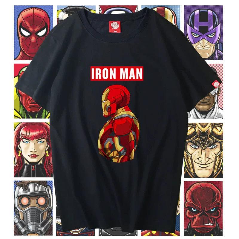 Marvel Deadpool Short Sleeve 10th Anniversary T-shirt Flash AntMan Hulk Thor - Lizard Vigilante