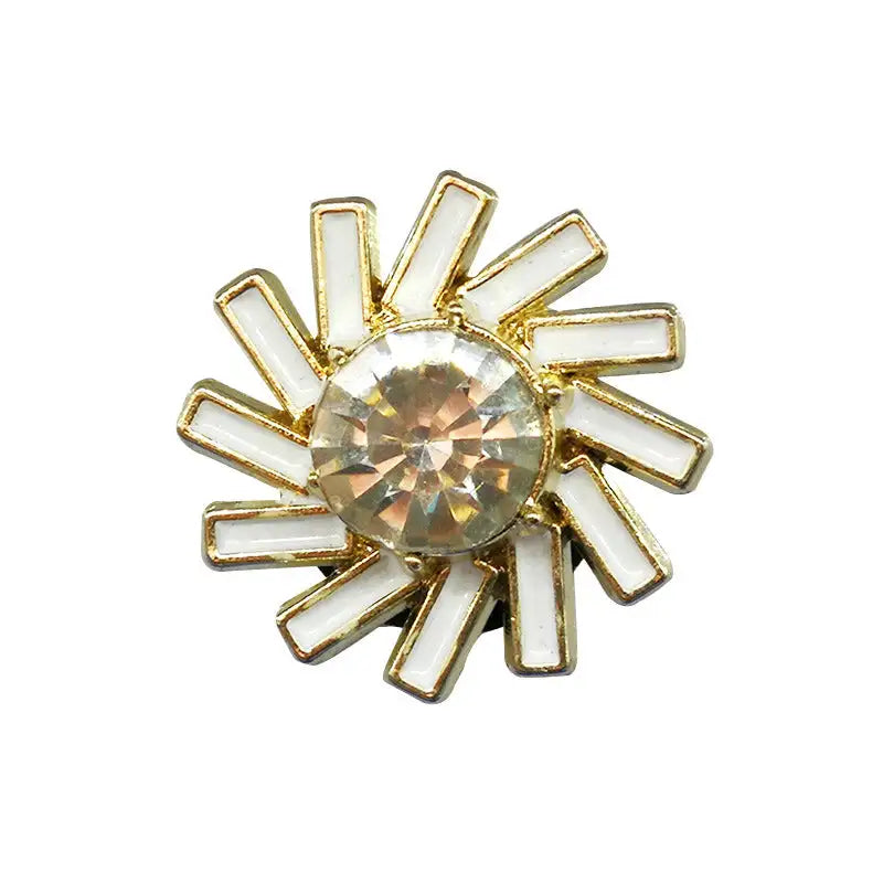 Hole Shoes Accessories Metal Buckle