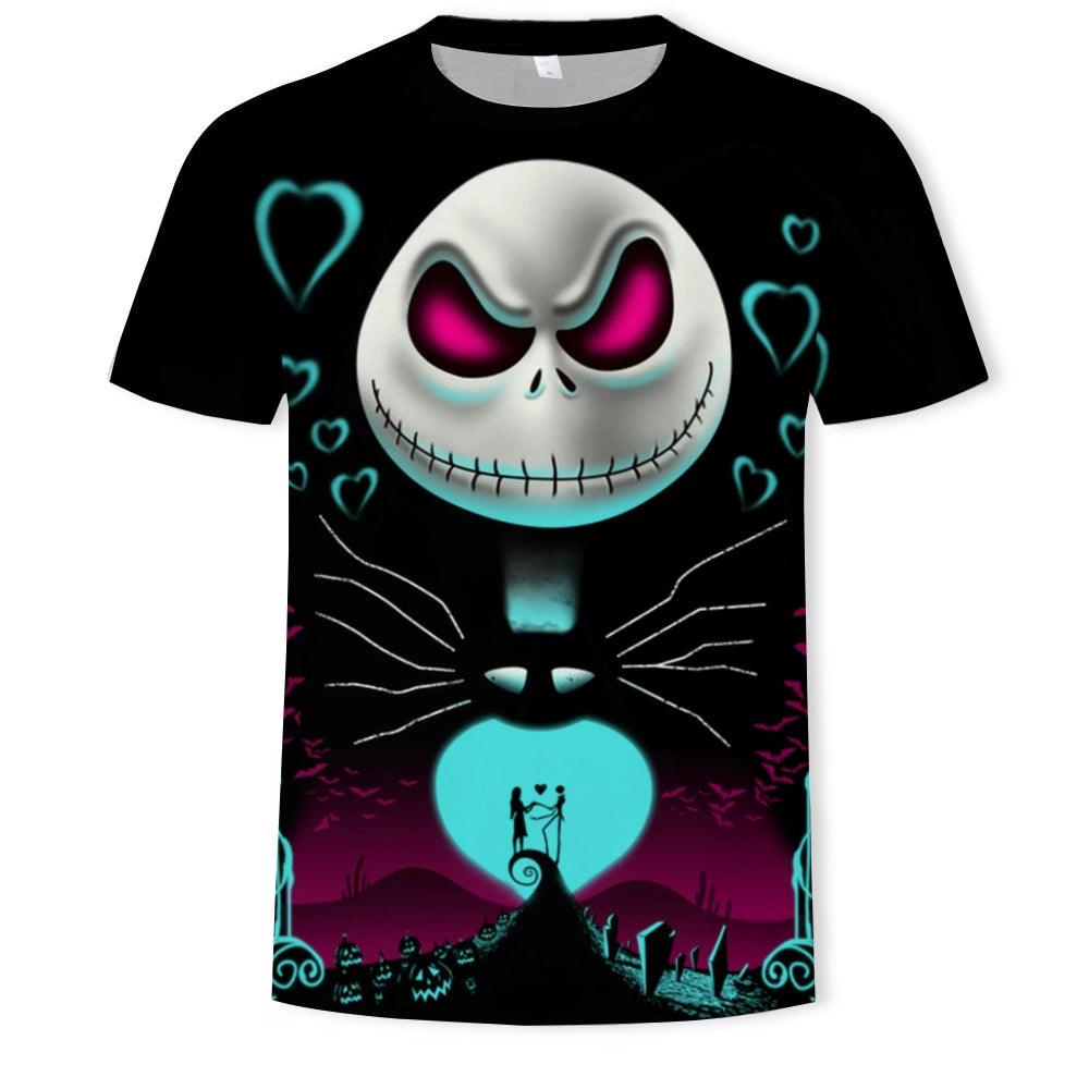 KISS Skull Print Slim Fit Crewneck T-Shirt - Popular Short Sleeve Tee - Premium t-shirt from Lizard Vigilante - Just $22.99! Shop now at Lizard Vigilante