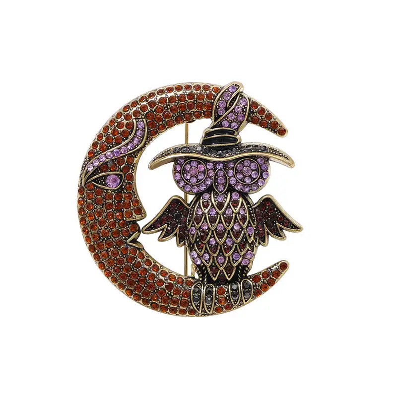 Heavy Industry Full Diamond Animal Pin Women's Accessories