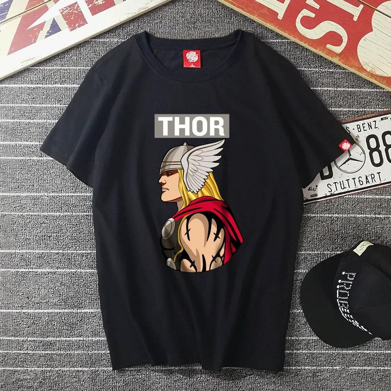 Marvel Deadpool Short Sleeve 10th Anniversary T-shirt Flash AntMan Hulk Thor - Lizard Vigilante