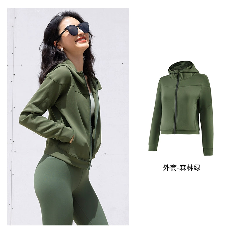 Yoyoplus Slim-Looking Loose Luxury Long Sleeve Hooded Zipper Jacket for Women – Lightweight Cardigan - Premium hoodie from Lizard Vigilante - Just $51.99! Shop now at Lizard Vigilante