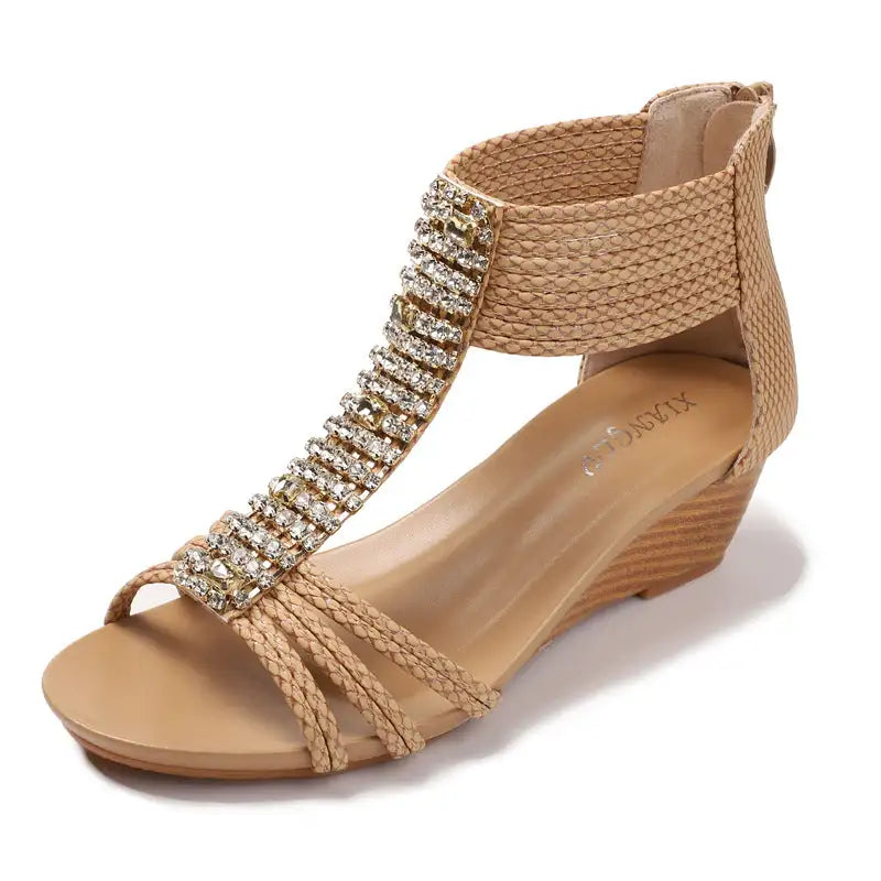 Women's Summer Sandals Rhinestone Non-slip