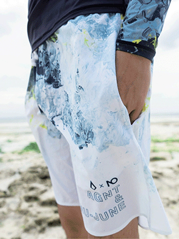 Nu-June Men's Beach Pants Casual Quick-Dry Surfing Diving Shorts Sports Running Swimming Hot Spring Training Pant - Premium shorts from Lizard Vigilante - Just $40.99! Shop now at Lizard Vigilante