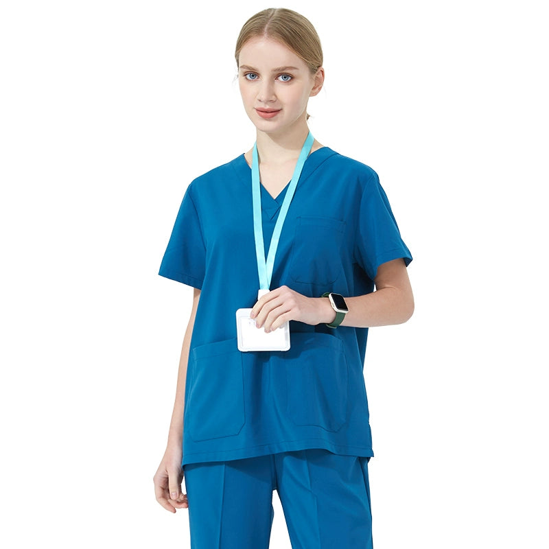 Du Milan Quick-Drying T-shirt Stretch Doctor Hand Washing Suit - Premium scrubs from Lizard Vigilante - Just $38.88! Shop now at Lizard Vigilante