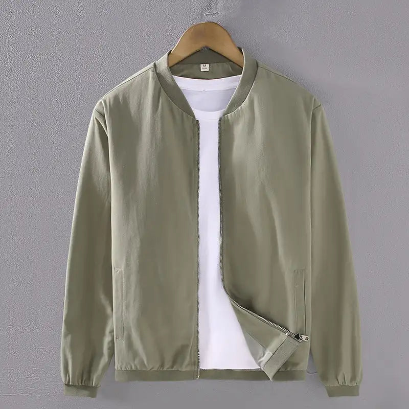Solid Color Simple Jacket Men's Autumn Lightweight