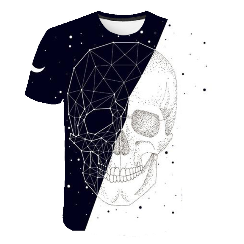 3D Skull Print Large Size Short Sleeve 3D Skull Print Plus Size Short Sleeve - Premium T-shirt from Lizard Vigilante - Just $23.99! Shop now at Lizard Vigilante