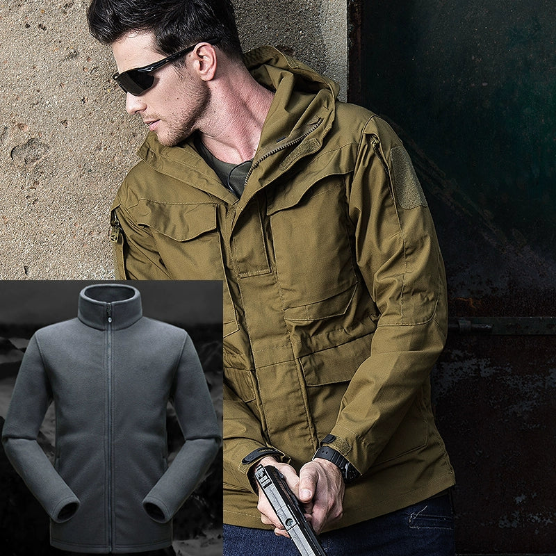 Tactical Urban Jacket: Versatile & Durable for All Seasons - Premium jacket from Lizard Vigilante - Just $54.88! Shop now at Lizard Vigilante