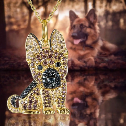 Fashion Exquisite Cartoon Pet Puppy Necklace