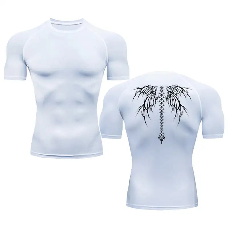 Summer Men's Short-sleeved Fashion Outdoor Casual Printed Quick-drying T-shirt