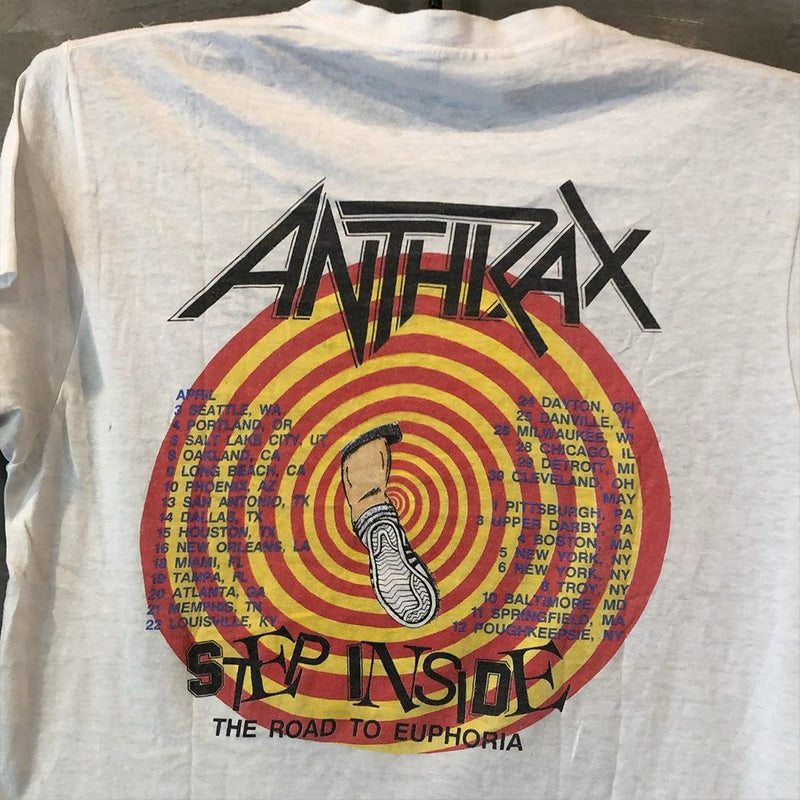 Thrash Band Speed Metal T-shirt Short Sleeve Anthrax - Lizard Vigilante