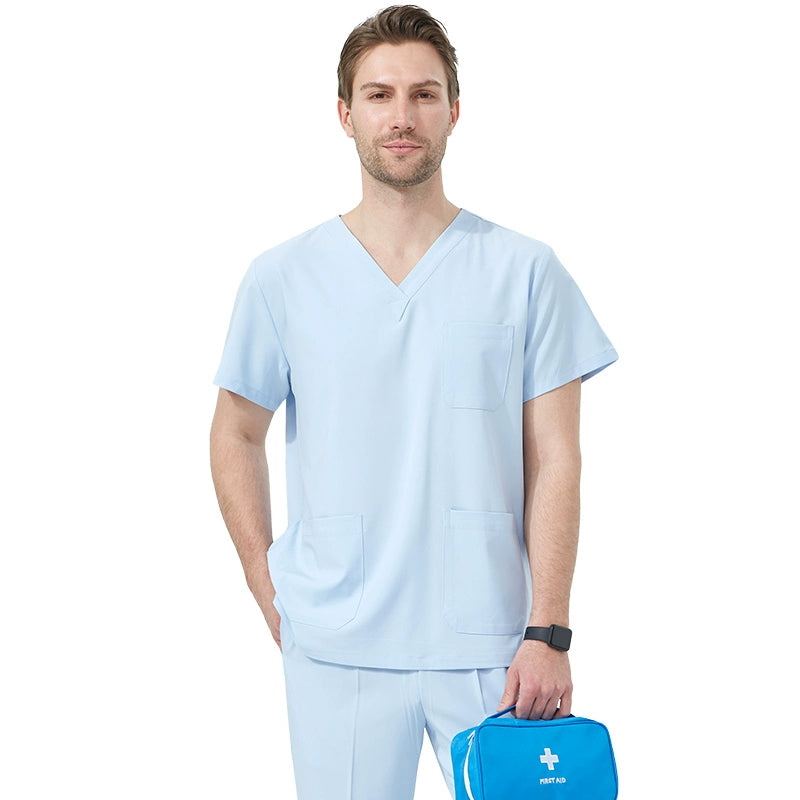 Du Milan Quick-Drying T-shirt Stretch Doctor Hand Washing Suit - Premium scrubs from Lizard Vigilante - Just $38.88! Shop now at Lizard Vigilante