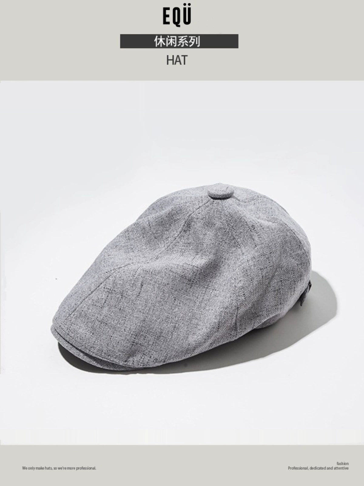 Vintage Super Comfortable Autumn Winter Retro Beret Hat - Stylish Linen Dome Hat for Men and Women, Neutral Color, Short Eaves, Light and Breezy for All Seasons - Premium beret from Lizard Vigilante - Just $31.08! Shop now at Lizard Vigilante