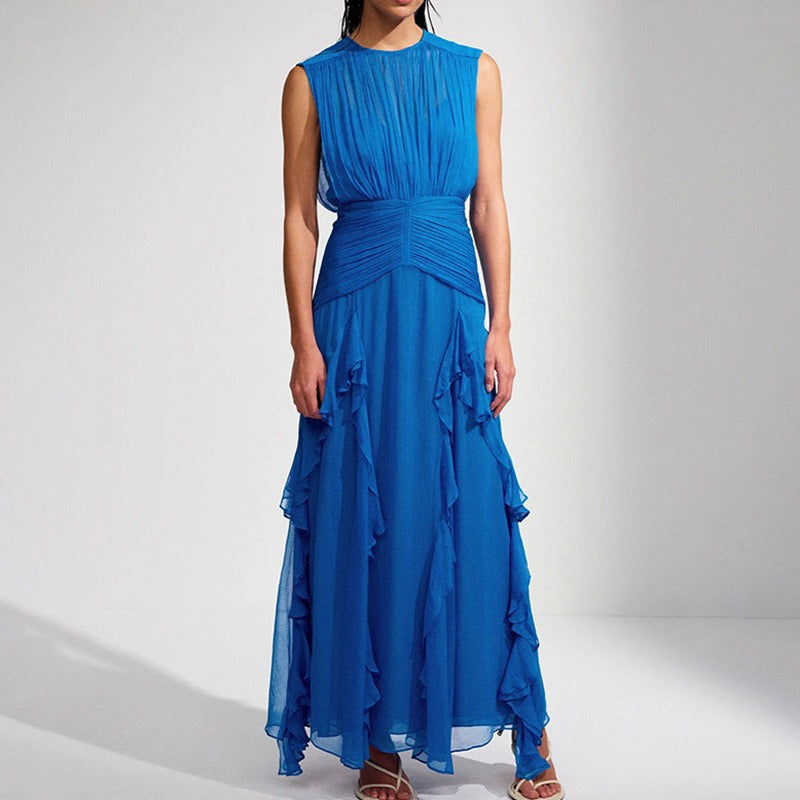 French Sexy Elegant Chiffon Dress New