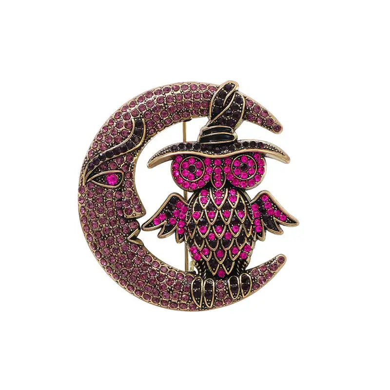 Heavy Industry Full Diamond Animal Pin Women's Accessories